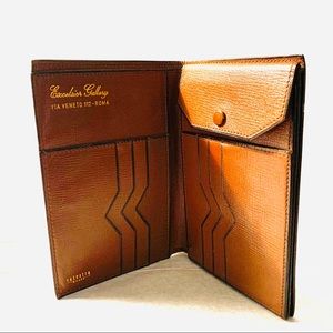 VALEXTRA MilanoBrown Leather Wallet